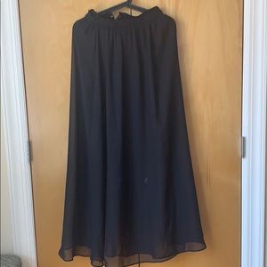 Jane Normal Black Long Skirt